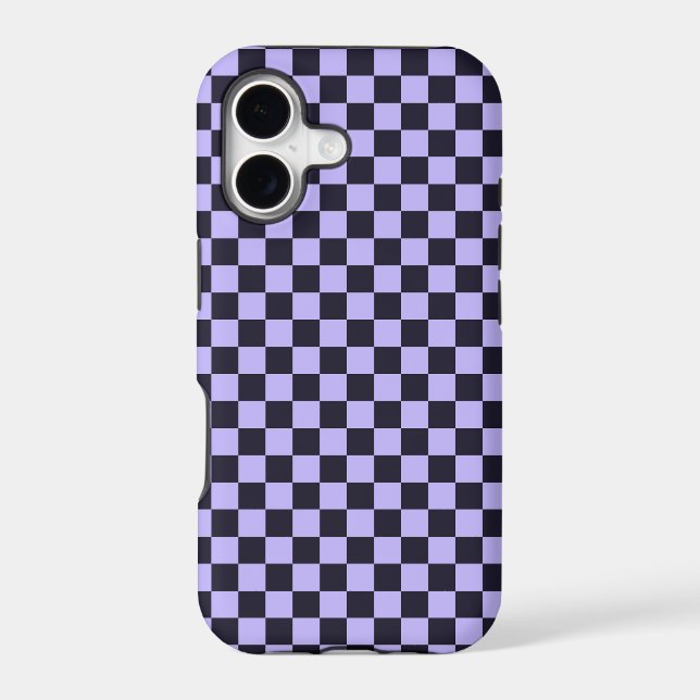 French lilac chequerboard pattern (Back)