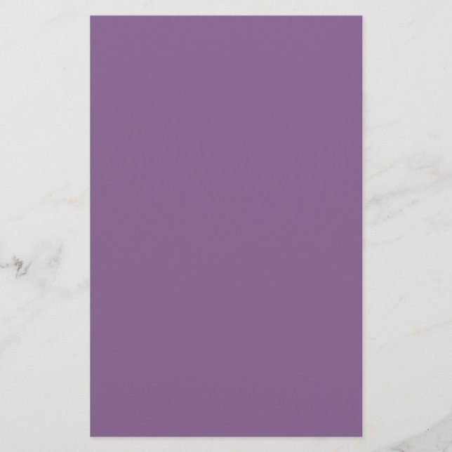 French Lilac Solid Colour Stationery (Front)