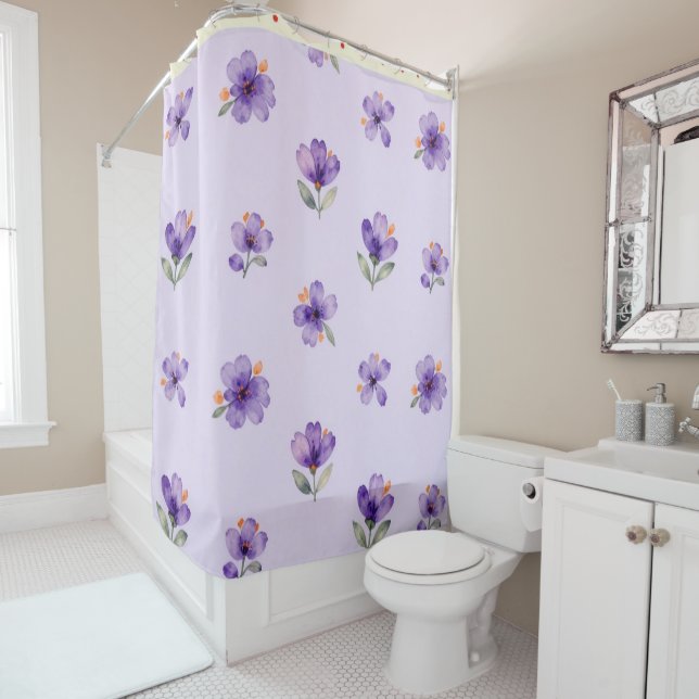 French Linen Shower Curtain (In Situ)