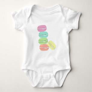 French Macaron Baby Bodysuit