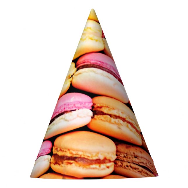 French macaron party hat (Front)
