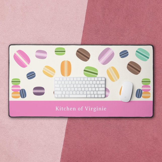 French Macarons Desk Mat (French Macarons Desk Mat)