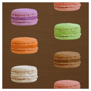 French Macarons - muti-coloured pastels Fabric