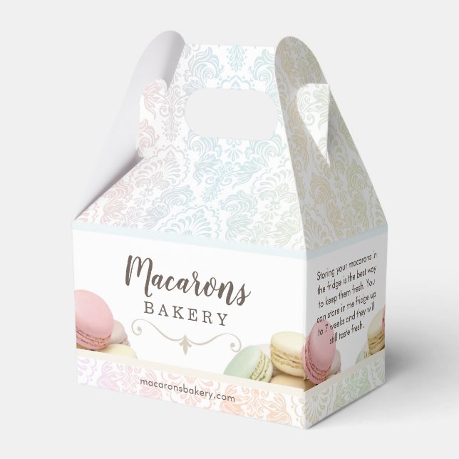 French Macarons Small Box (Back Side)
