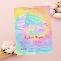 French Macarons Tie Dye Baby Shower