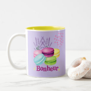 French Macarons Two-Tone Coffee Mug