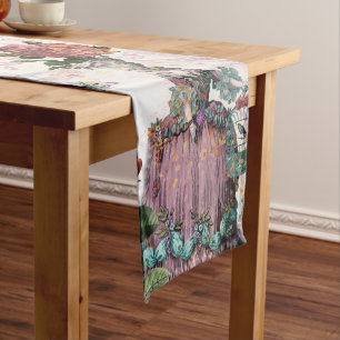 French Marie Antoinette inspired shabby chic Short Table Runner