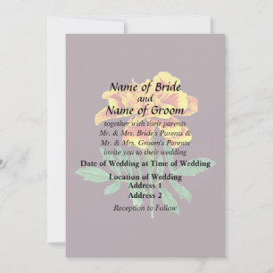 French Marigold Invitation