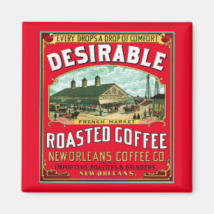 French Market Roasted Coffee Magnet