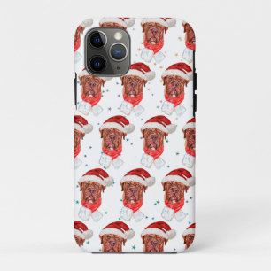 French Mastiff Dog Breed Christmas Case-Mate iPhone Case