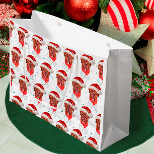 French Mastiff Dog Breed Christmas Large Gift Bag