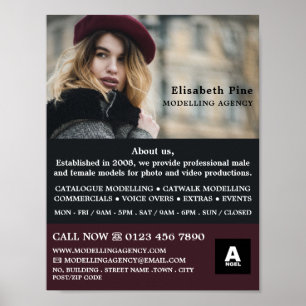 French Model, Modelling Agency, Model Agent Poster