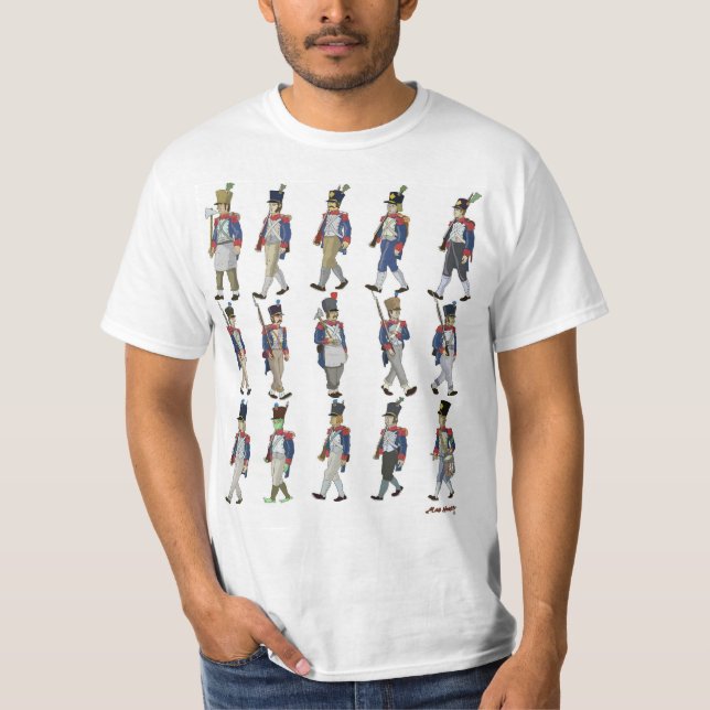 French Napoleonic March T-Shirt (Front)