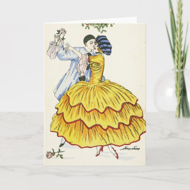 French New Year Holiday Card (Front)