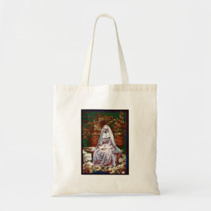 French Nun in the Garden of Contemplation Tote Bag