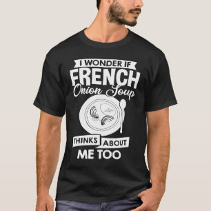 French Onion Soup Recipe Mix Bowl Japanese Cheese  T-Shirt