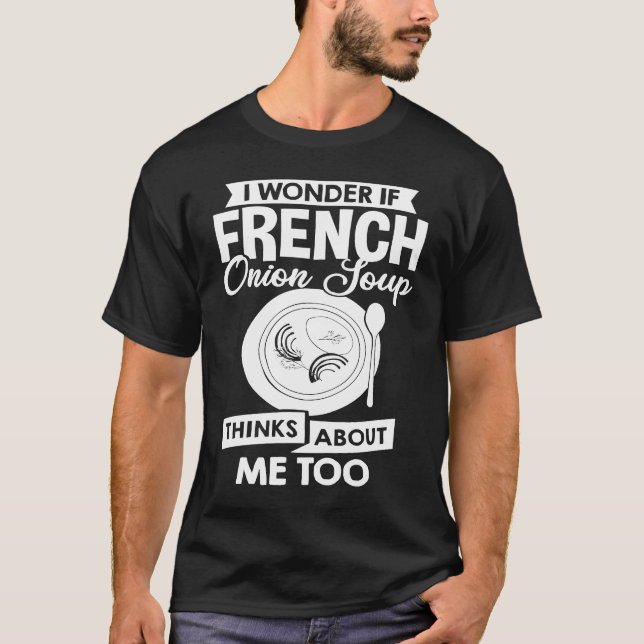 French Onion Soup Recipe Mix Bowl Japanese Cheese  T-Shirt (Front)