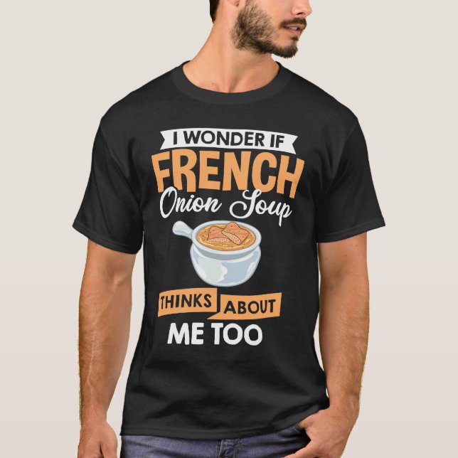 French Onion Soup Recipe Mix Bowl Japanese Cheese T-Shirt (Front)