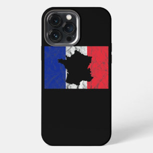 French Outline France Travel Love France Paris iPhone 13 Pro Max Case