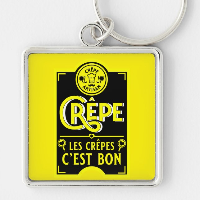 French Pancakes Key Ring (Front)