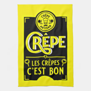 French Pancakes Tea Towel