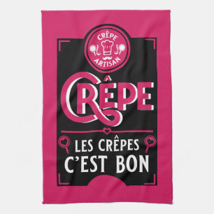 French Pancakes Tea Towel