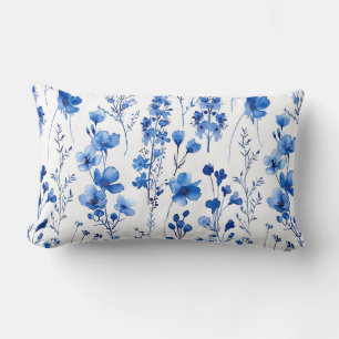 French Paper Wildflowers Pattern Design-98186 Lumbar Cushion