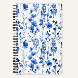 French Paper Wildflowers Pattern Design-98186 Notebook