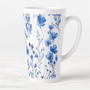 French Paper Wildflowers Patterns-98186 Latte Mug