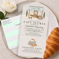 French Paris Cafe Bébé Gender Neutral Baby Shower