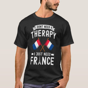 French Paris Eiffel Tower Marseille Bonjour Men T-Shirt