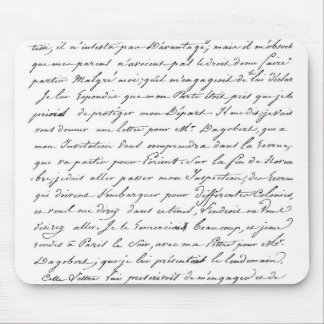 French Paris Script Mouse Pad