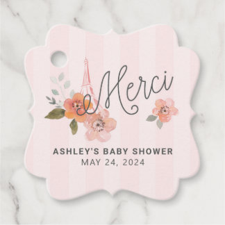 French Parisian Favour Tag