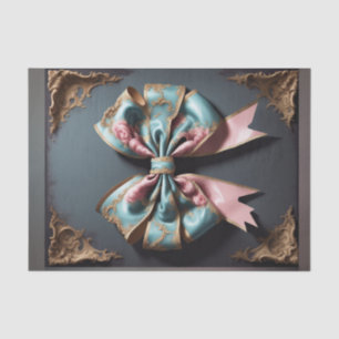 French Parisian Rococo Bow 4 Decoupage Paper