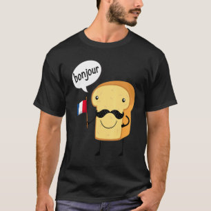 French Pastry Bread Carb Gluten Pastry Chef Baker T-Shirt