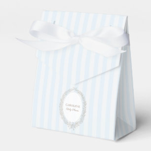 French Patisserie Boulangerie Blue Stripe  Favour Box