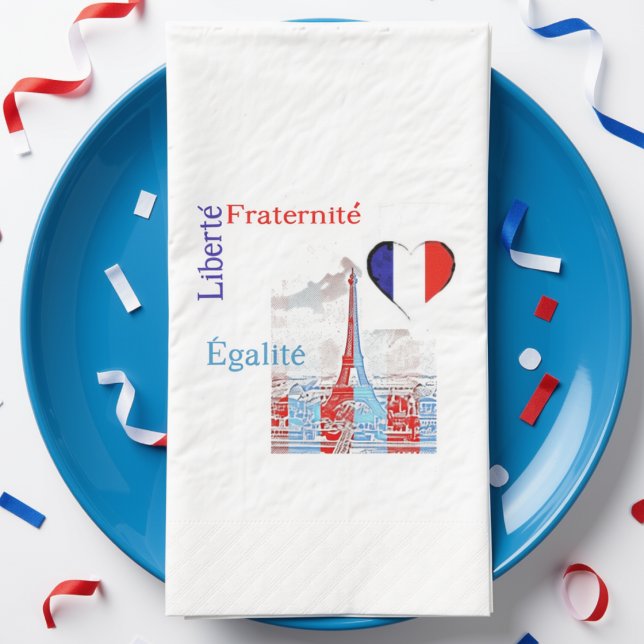 French patriotic napkin (Creator Uploaded)