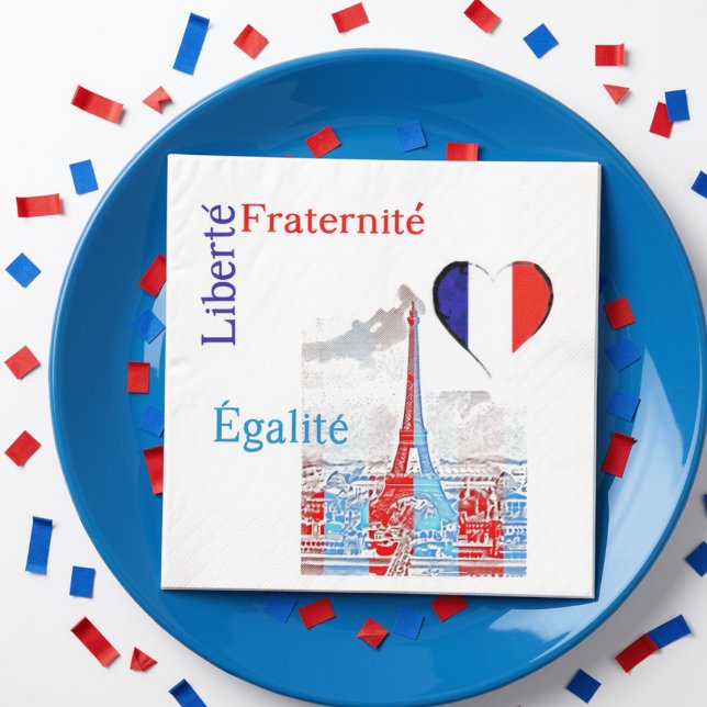 French patriotic napkin (Creator Uploaded)