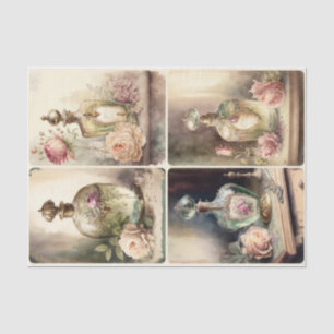French Perfume Bottles Tissue Paper