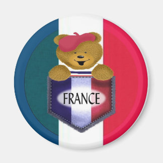 French Pocket Bear Magnet