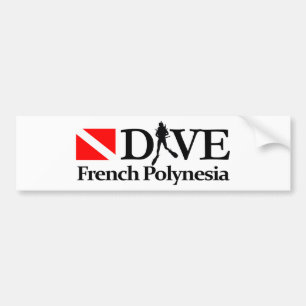 French Polynesia DV4 Bumper Sticker