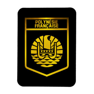 French Polynesia Emblem Magnet