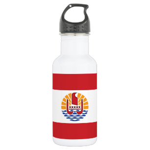 French Polynesia Flag 532 Ml Water Bottle