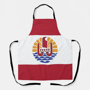 French Polynesia flag Apron