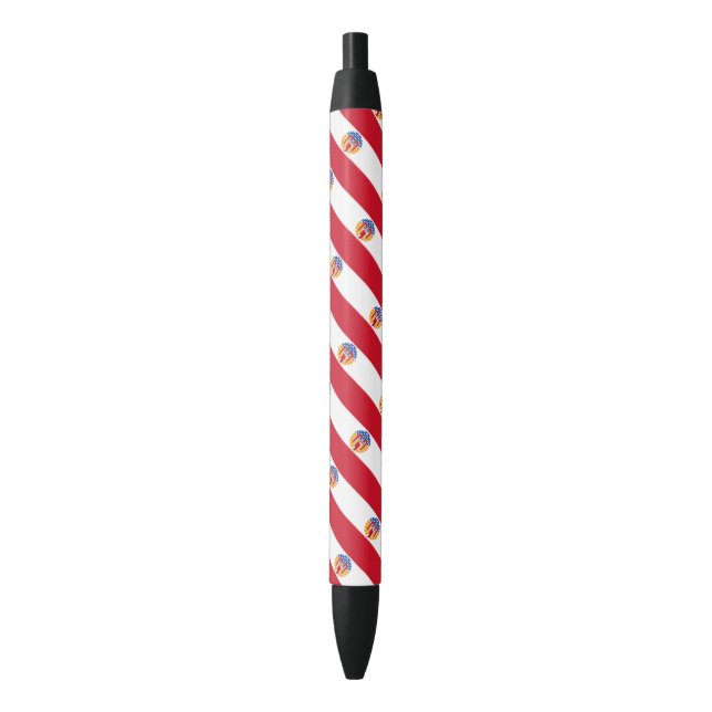 French Polynesia Flag Ballpoint Pen (Front Vertical)