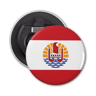French Polynesia Flag Bottle Opener