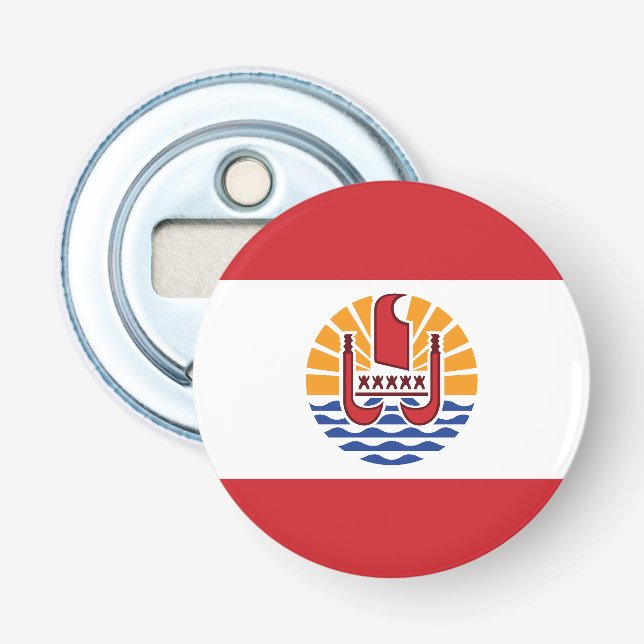 French Polynesia Flag Bottle Opener (Front)