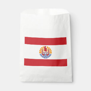 French Polynesia Flag Favour Bags