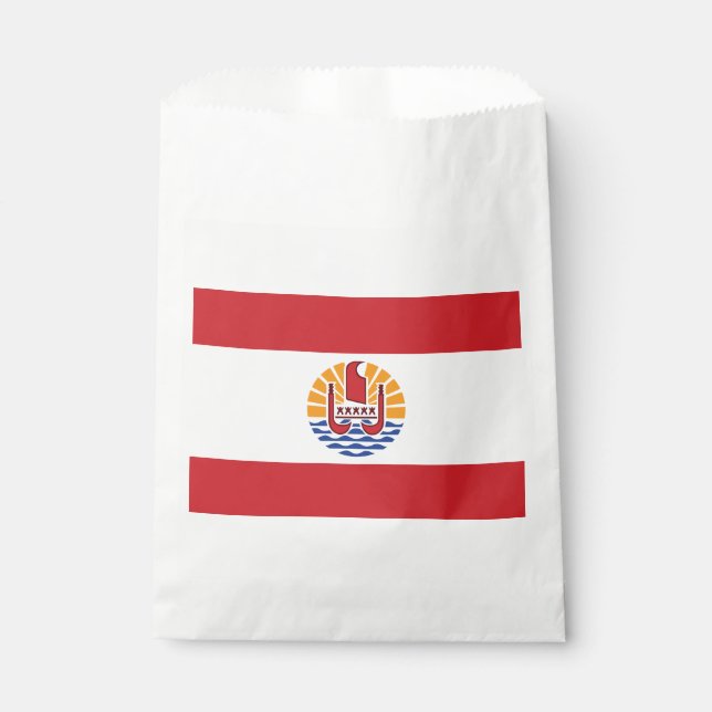 French Polynesia Flag Favour Bags (Front)