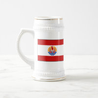 French Polynesia Flag ~ Map Mug